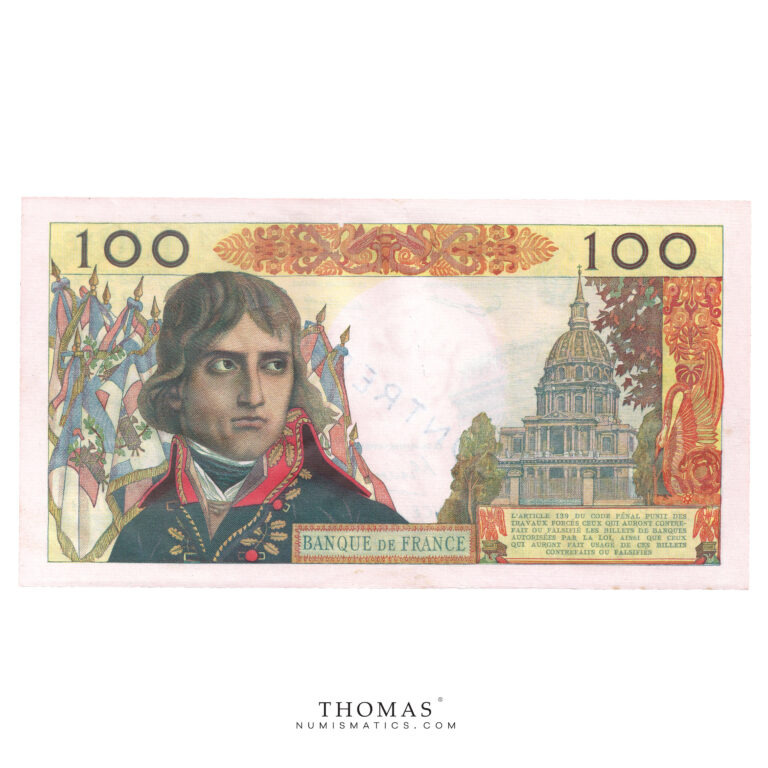 100 francs Napoléon faux de bojarski revers