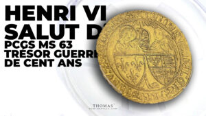 Henri VI – Salut d’or – Rouen – PCGS MS 63-Couverture