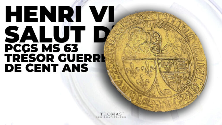 Henri VI – Salut d’or – Rouen – PCGS MS 63-Couverture