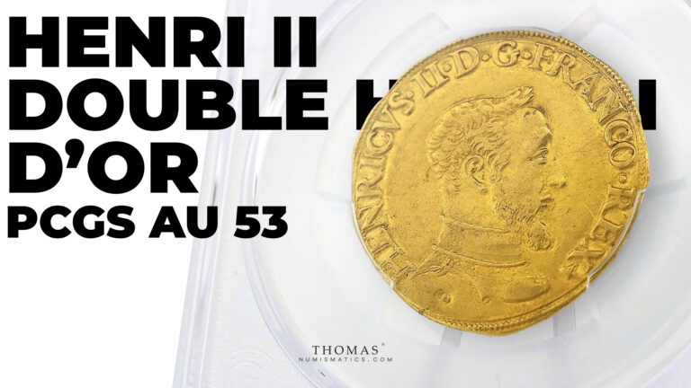 Henry II – Double Henri d’or – 1552 Saint Lô-Couverture