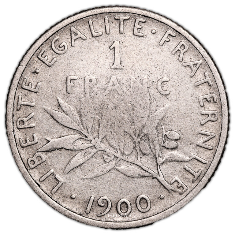 Coin France - 1 franc Semeuse - 1900 obverse