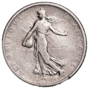 Coin France - 1 franc Semeuse - 1900 reverse