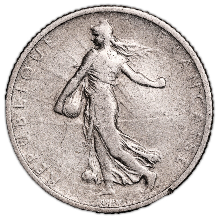 Coin France - 1 franc Semeuse - 1900 reverse