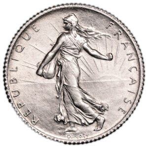 Monnaie France - 1 franc semeuse - 1914 C - castelsarrasin-Revers