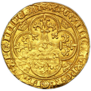 Monnaie France - Charles VI - Écu d'or à la couronne-Revers