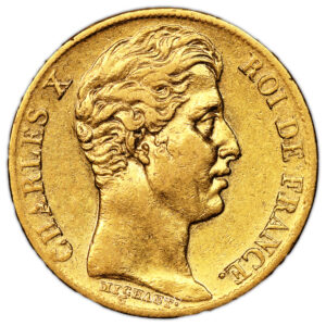 Monnaie France - Charles X - 20 Francs Or - 1830 W Lille-Avers