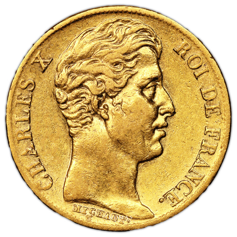 Monnaie France - Charles X - 20 Francs Or - 1830 W Lille-Avers