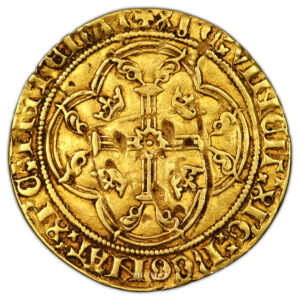 Coin France - Charles VII - Gold - Écu d'or - Montélimar reverse