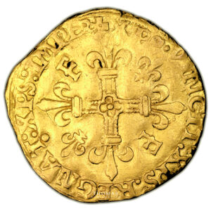 Monnaie France - François Ier - Écu d’or au Soleil-Revers