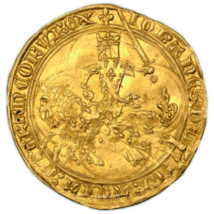 Monnaie France - Jean II Le Bon - Franc à Cheval-Avers
