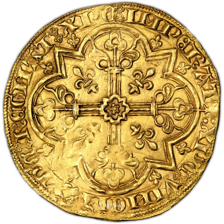 Coin Belgium - Johanna and Wenceslas - Gold Mouton d'or reverse