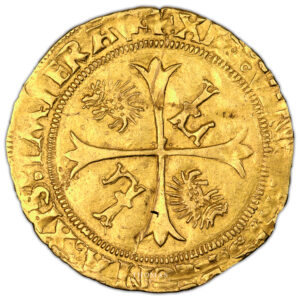 Monnaie France - Louis XII - Écu d’or aux porcs-épics-Avers