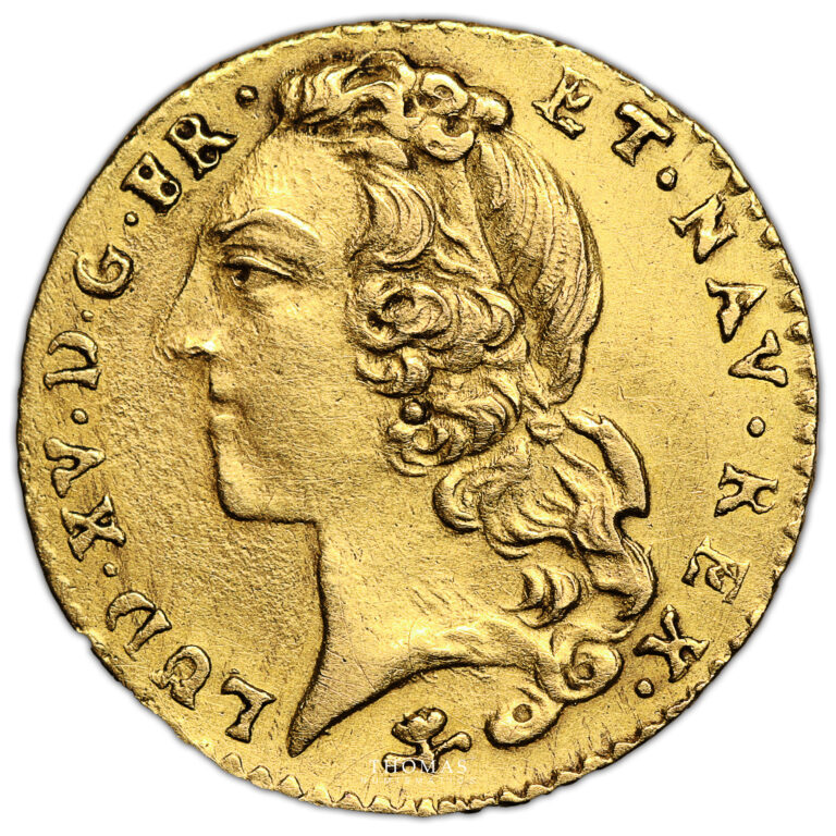 Monnaie France - Louis XV - Demi Louis d'or au Bandeau - 1746 S Reims-Avers