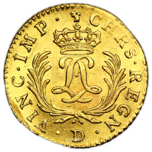 monnaie-france-louis-xv-louis-dor-mirliton-1725-d-lyon-revers-scaled