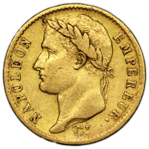 Coin France - Napoleon I - Gold - 20 francs or - 1808 M Toulouse - 22 147 examples obverse