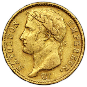 Monnaie France - Napoléon Ier - 1808 M Toulouse - Variété à la Corne-Avers