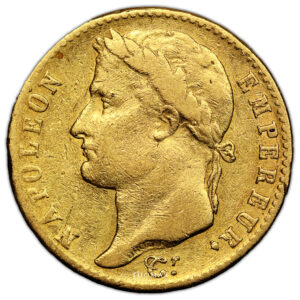Monnaie France - Napoléon Ier - 20 Francs Or - 1815 L Bayonne-Avers