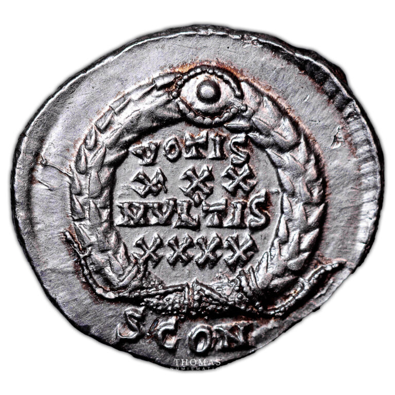 roman coin - Constantius II - Silver Siliqua- Arles reverse