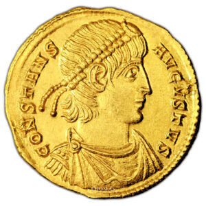 Monnaie Romaine - Constans - Solidus - 347-348 - Trier - MS(65-70) - RIC135-Avers
