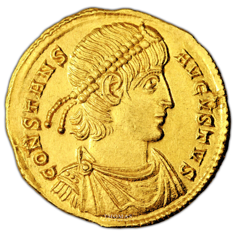 Monnaie Romaine - Constans - Solidus - 347-348 - Trier - MS(65-70) - RIC135-Avers
