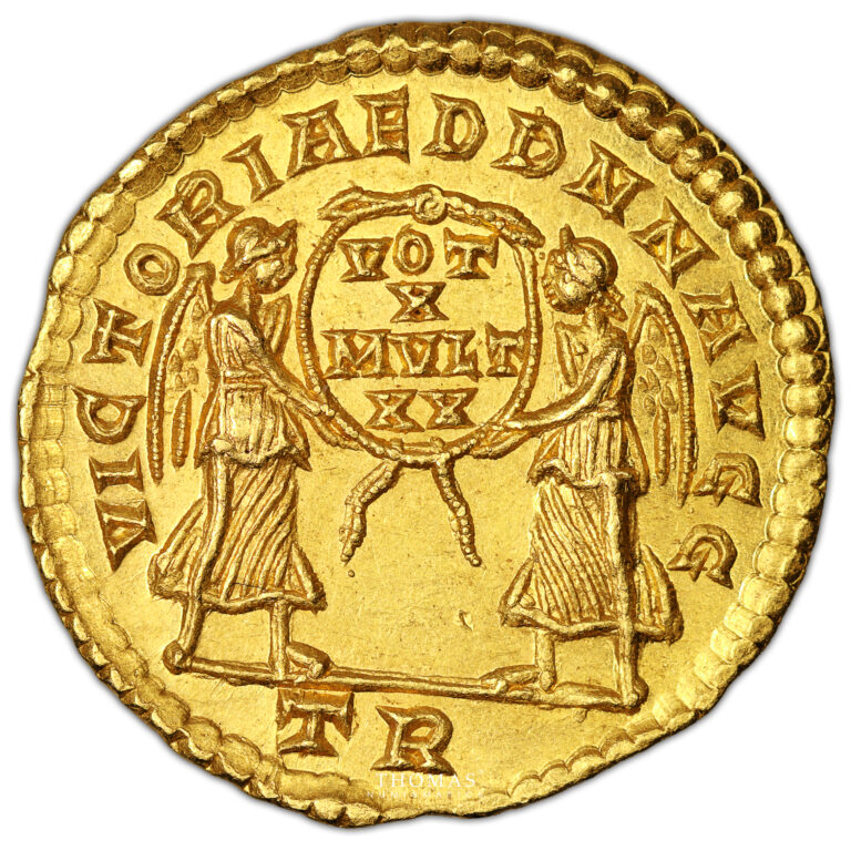 Monnaie Romaine - Constans - Solidus - 347-348 - Trier - MS(65-70) - RIC135-Revers