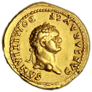 Monnaie Romaine - Domitien - Aureus - 77-78 - Rome-Avers