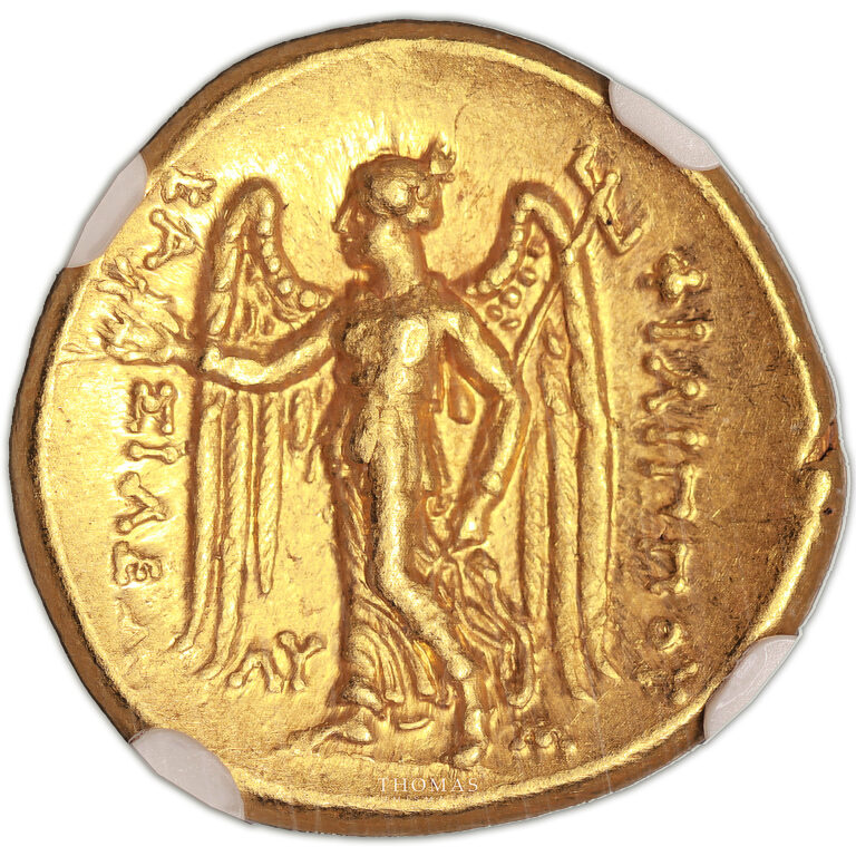 Monnaie Romaine - Royaume de Macédoine - Philippe III - Statère - 323-317 BC - Babylon - NGC Strike 5:5 - Surface 4:5-Revers