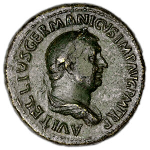 Monnaie Romaine - Vitellius - Sesterce - 69 - Rome - EF(40-45) - RIC118-Avers