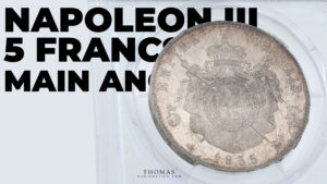 Napoléon III – 5 Francs – 1855 A Paris Main Ancre-Couverture