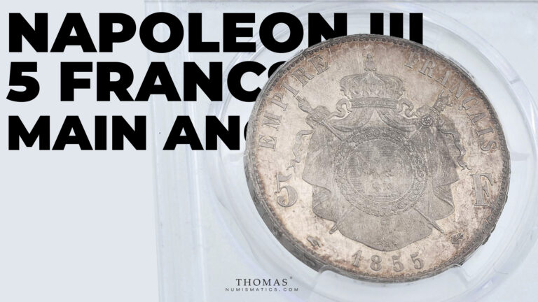 Napoléon III – 5 Francs – 1855 A Paris Main Ancre-Couverture
