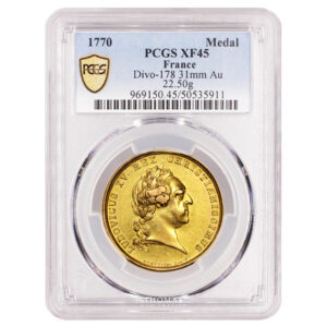 Médaille France - Louis XV - Médaille Mariage du Dauphin Louis XVI - 1770 - PCGS XF 45-Slab