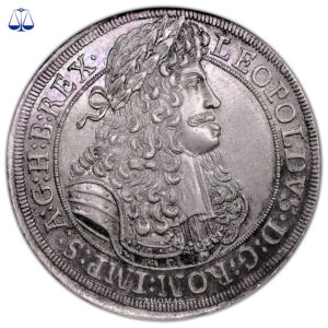 Leopold I - Taler - 1686 Hall - NGC MS 62 obverse