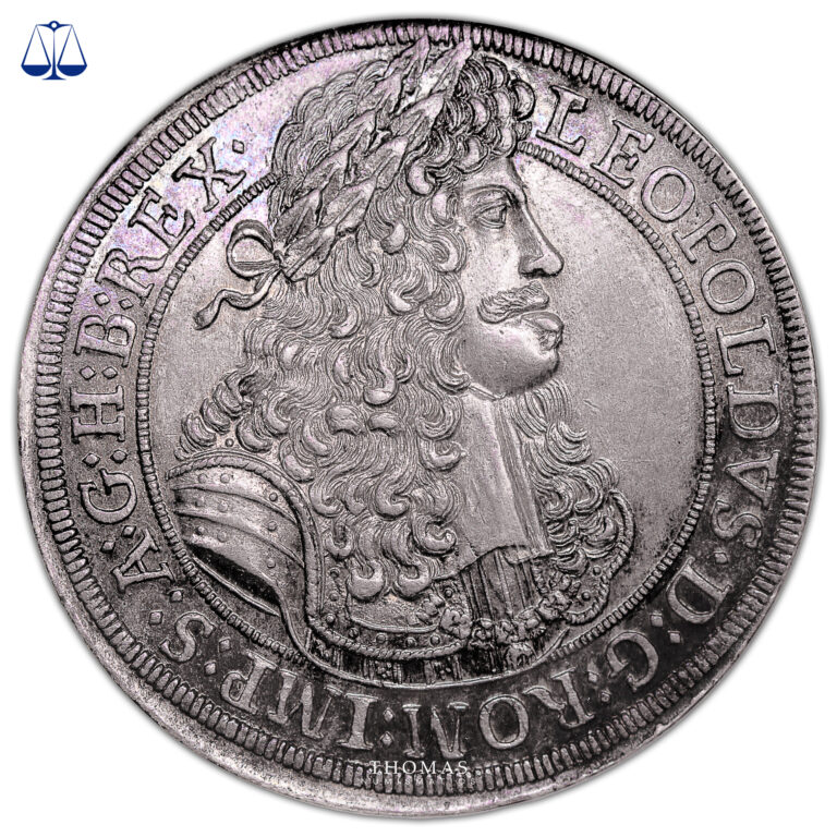 Leopold I - Taler - 1686 Hall - NGC MS 62 obverse