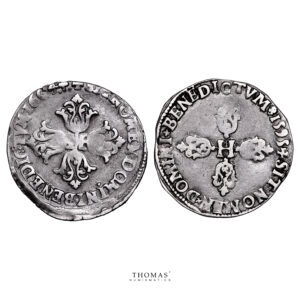 Monnaie France - Henri IV - Demi Franc - 1595 K Bordeaux - 1604 D Lyon-Revers