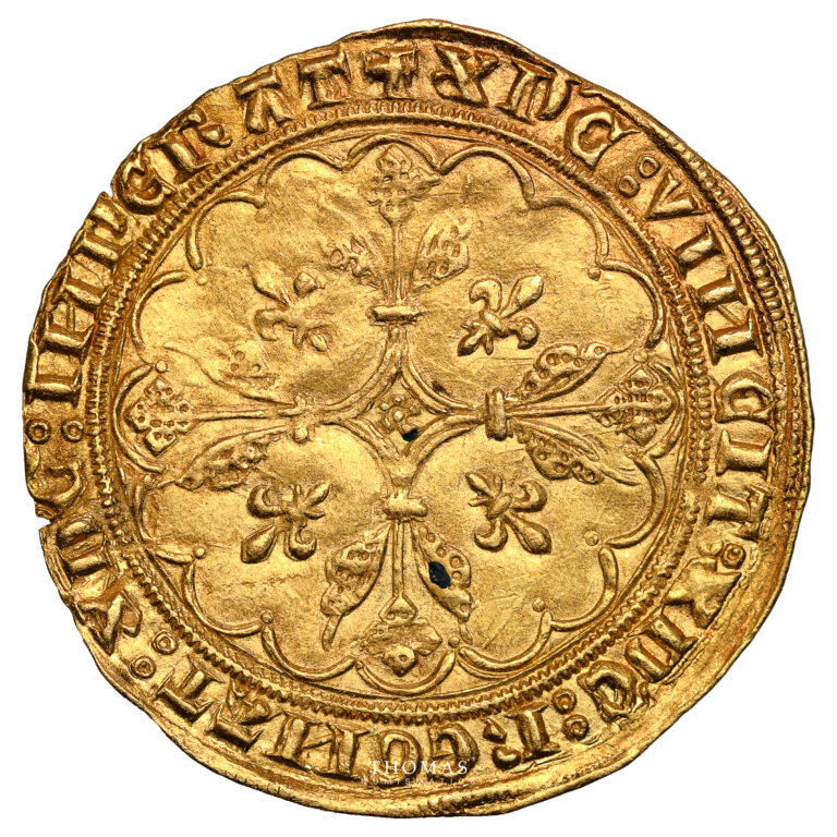 Coin France - Jean II Le Bon - Gold - Royal d'or reverse