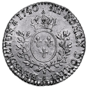 Coin France - Louis XV - 1/20 Écu au bandeau - 1740 A Paris reverse