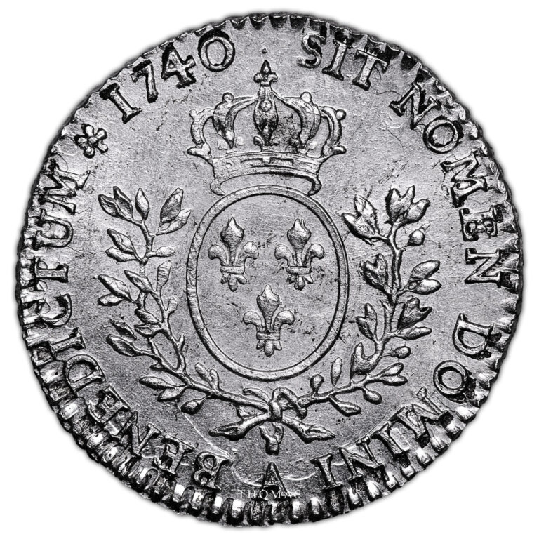 Coin France - Louis XV - 1/20 Écu au bandeau - 1740 A Paris reverse