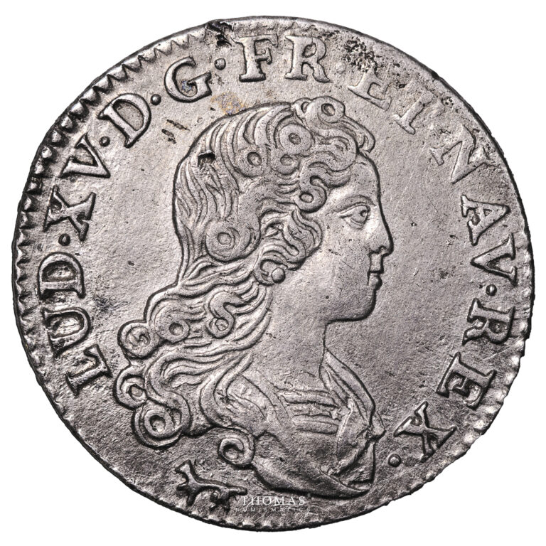 Monnaie France - Louis XV - Livre d'argent - 1720 A Paris-Avers