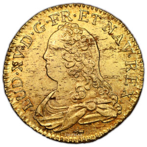 Coin France - Louis XV - Gold - Louis d'or aux lunettes - 1726 ϽϹ Besançon obverse