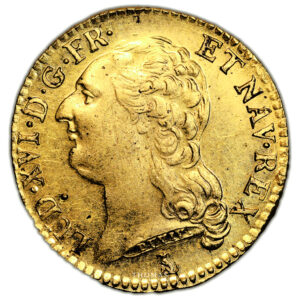 Monnaie France - Louis XVI - Louis d'or à la tête nue - 1786 T Nantes-Avers