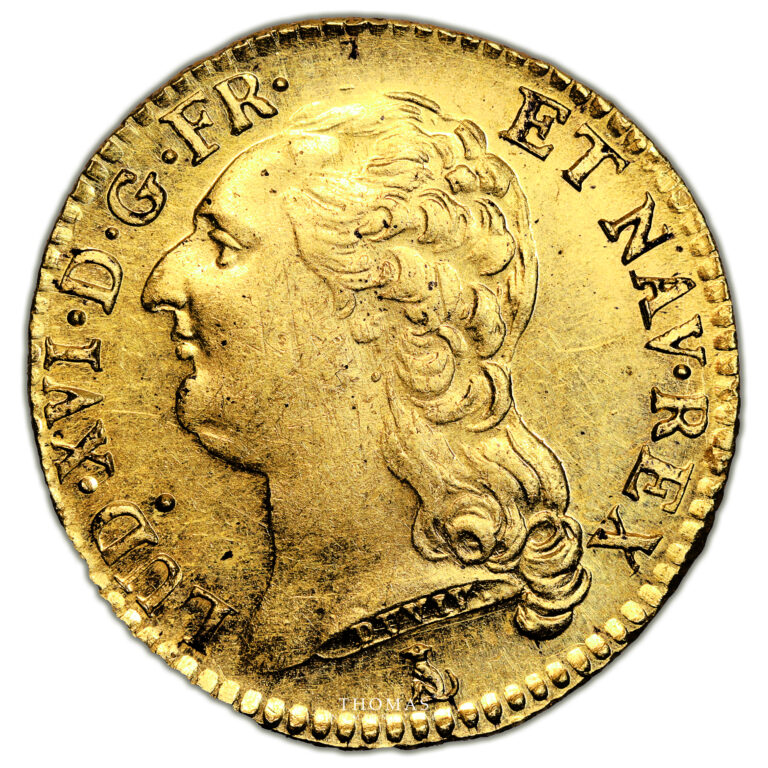 Monnaie France - Louis XVI - Louis d'or à la tête nue - 1786 T Nantes-Avers