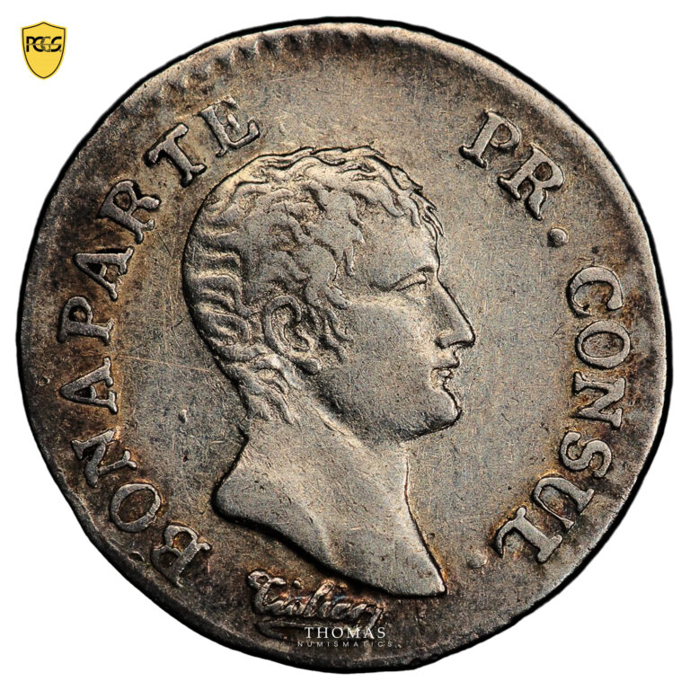Monnaie France - Napoléon Ier - Quart de franc - AN 12 T Nantes - 10 126 exemplaires-Avers