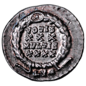 roman coin - Constantius II - Silver Siliqua- Lugdunum reverse
