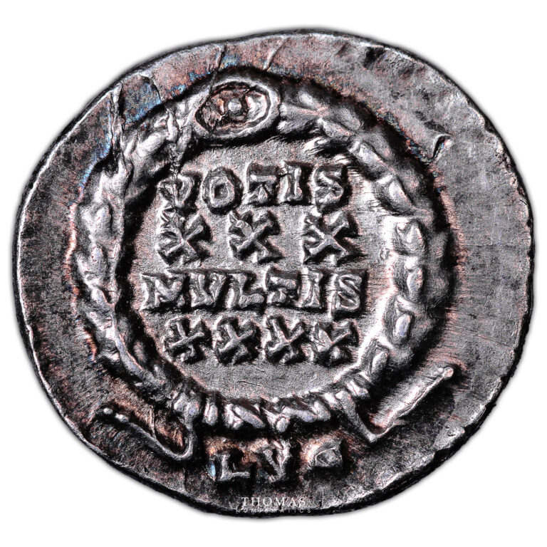 roman coin - Constantius II - Silver Siliqua- Lugdunum reverse
