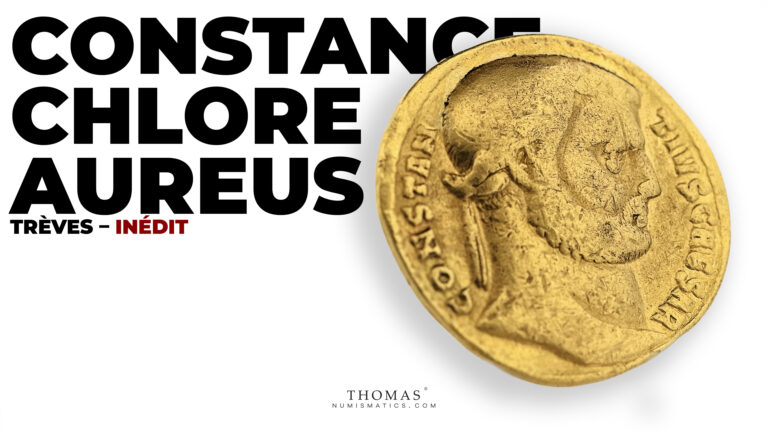 Constance Chlore – Aureus or – Trèves – Inédit