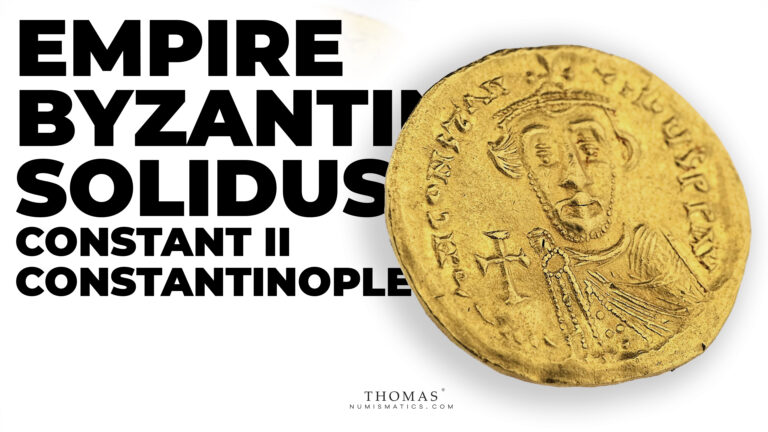 Empire Byzantin – Solidus or – Constant II-Couverture