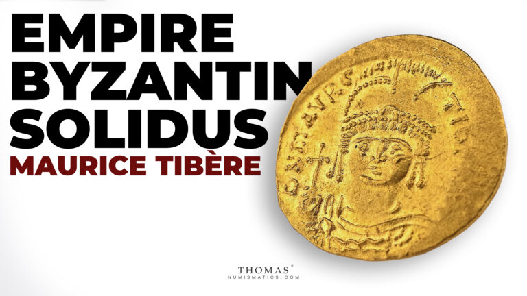 Empire Byzantin – Solidus or – Maurice Tibère-Couverture
