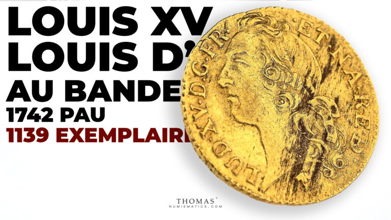 Louis XV – Louis d’or au Bandeau – 1742 Pau –-Couverture copie