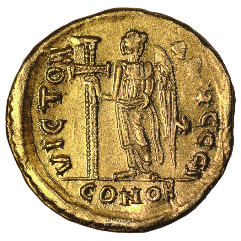 Byzantine coin - Anastasius - Gold - Solidus - Constantinople - 491-518 reverse