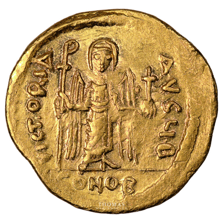 Monnaie Empire Byzantin - Phocas - Solidus or - Constantinople - 603-607-Revers